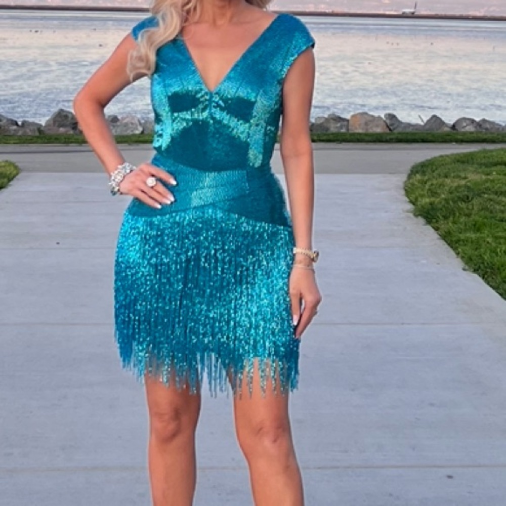 Turquoise Dress